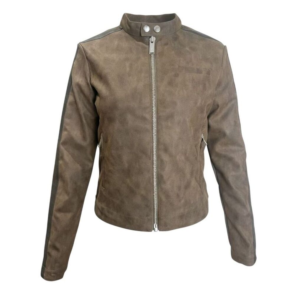 Kangol Womens/Ladies Mock Neck Racer Jacket / Brown